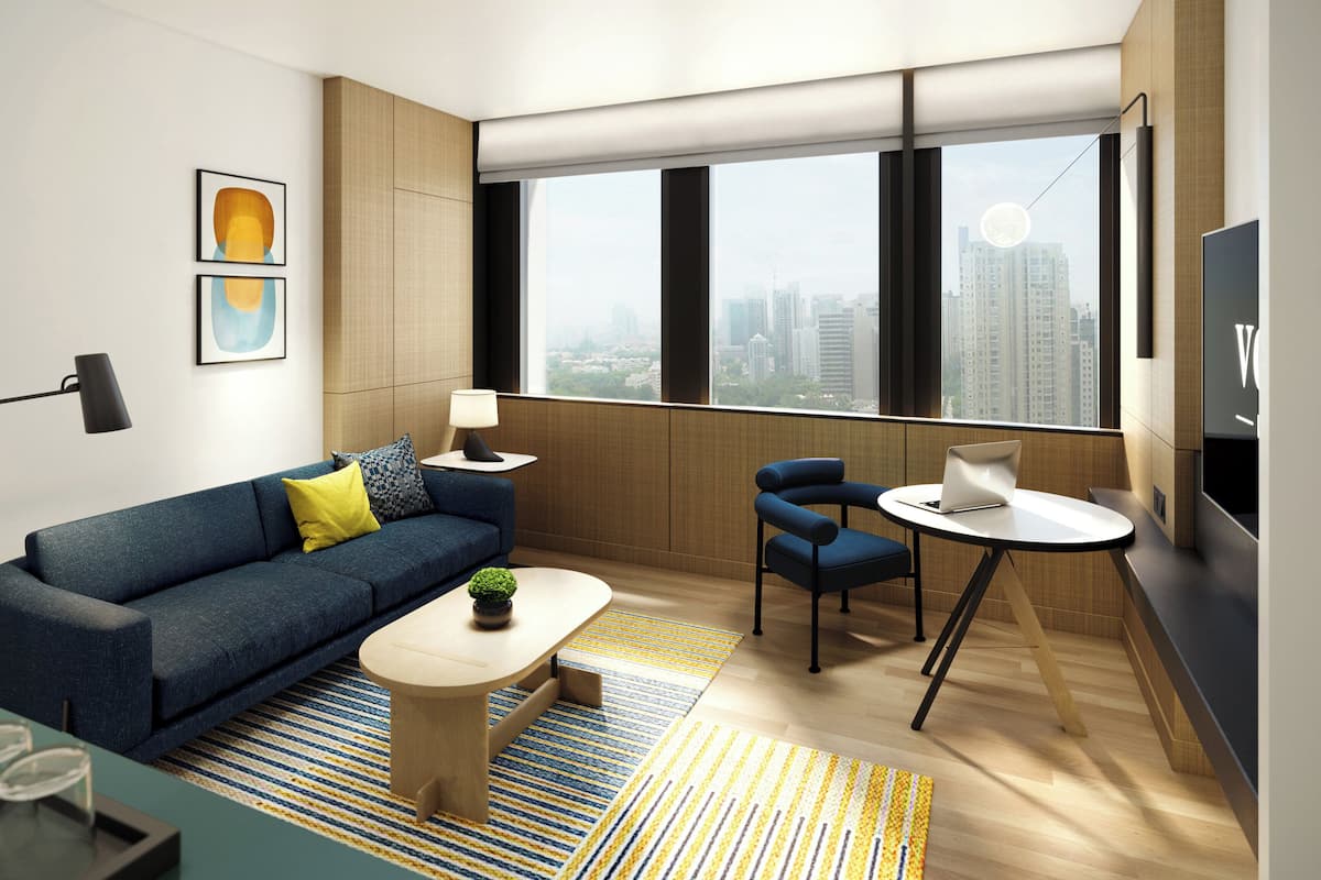 Suite, 1 habitación | 1 dormitorio, minibar, caja fuerte y escritorio