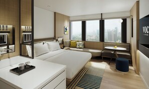 1 habitación, minibar, caja de seguridad en la habitación y escritorio 