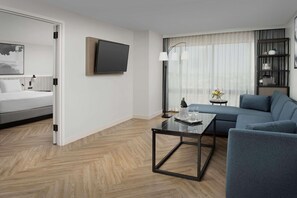 Suite Présidentielle, 1 très grand lit, non-fumeur, vue ville