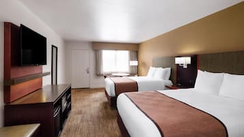 Standard Room, 2 Queen Beds, Non Smoking | 1 bedroom, iron/ironing board, rollaway beds, free WiFi