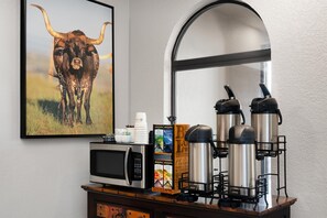 Free daily buffet breakfast