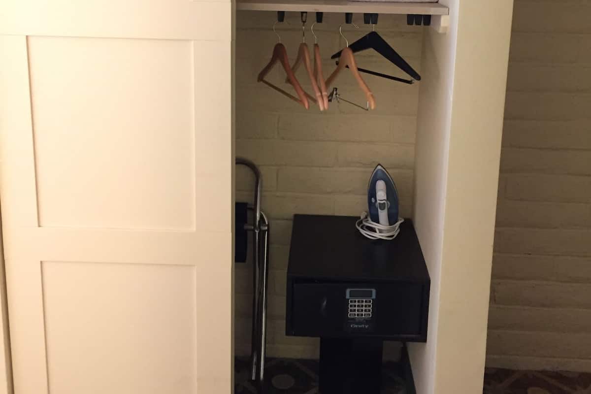 In-room safe, desk, iron/ironing board, free cribs/infant beds