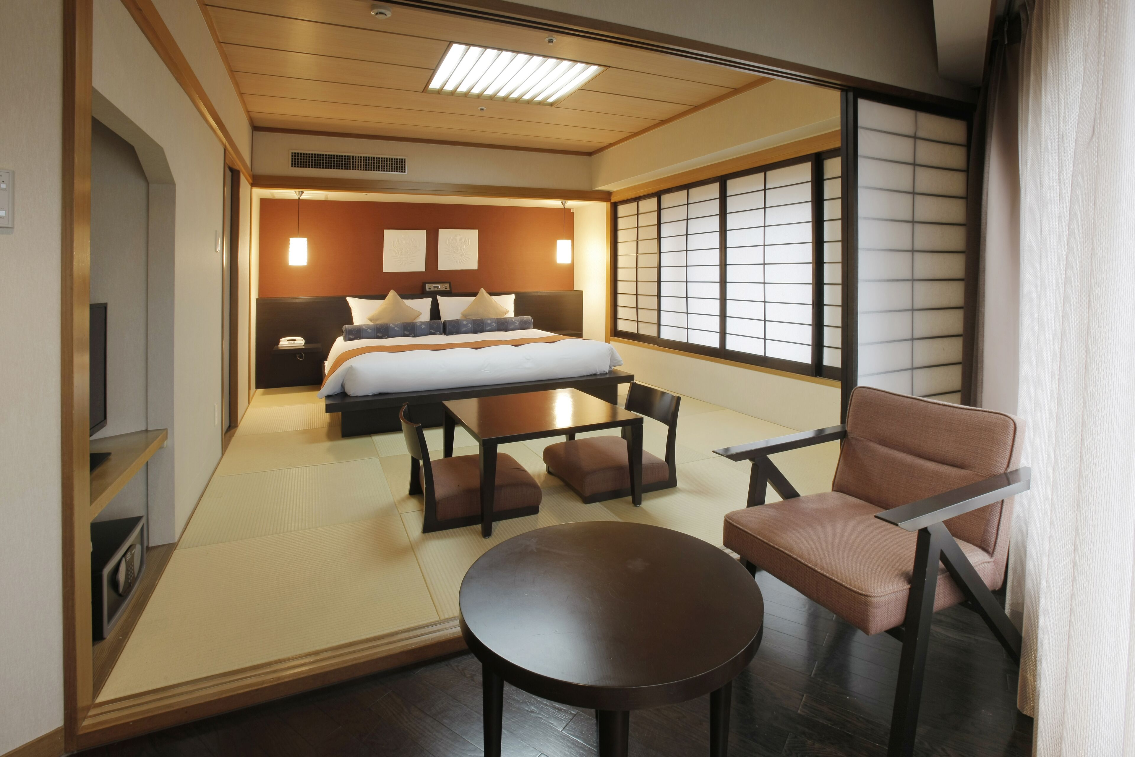 japanese-style room - neo ryukyu, non smoking | 1 bedroom, down duvets, in-room safe, individually decorated