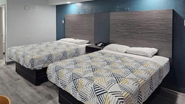 Free WiFi, bed sheets