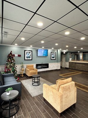 Coin salon dans le hall