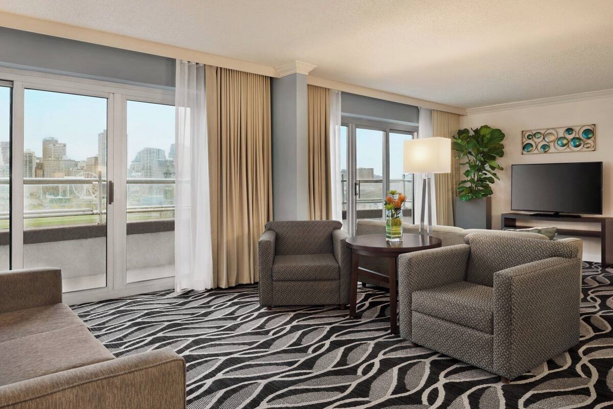 Living area | 55-inch LCD TV with satellite channels, TV, streaming services
