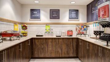 Free daily buffet breakfast