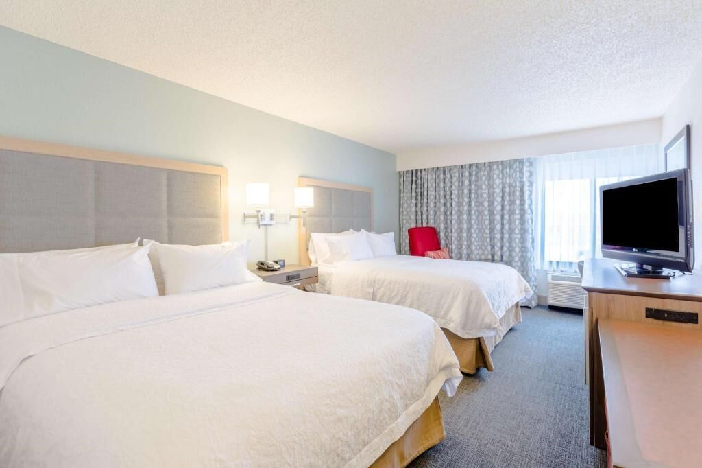 In-room safe, laptop workspace, blackout curtains, iron/ironing board