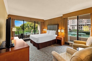 Hypo-allergenic bedding, pillow-top beds, in-room safe, desk