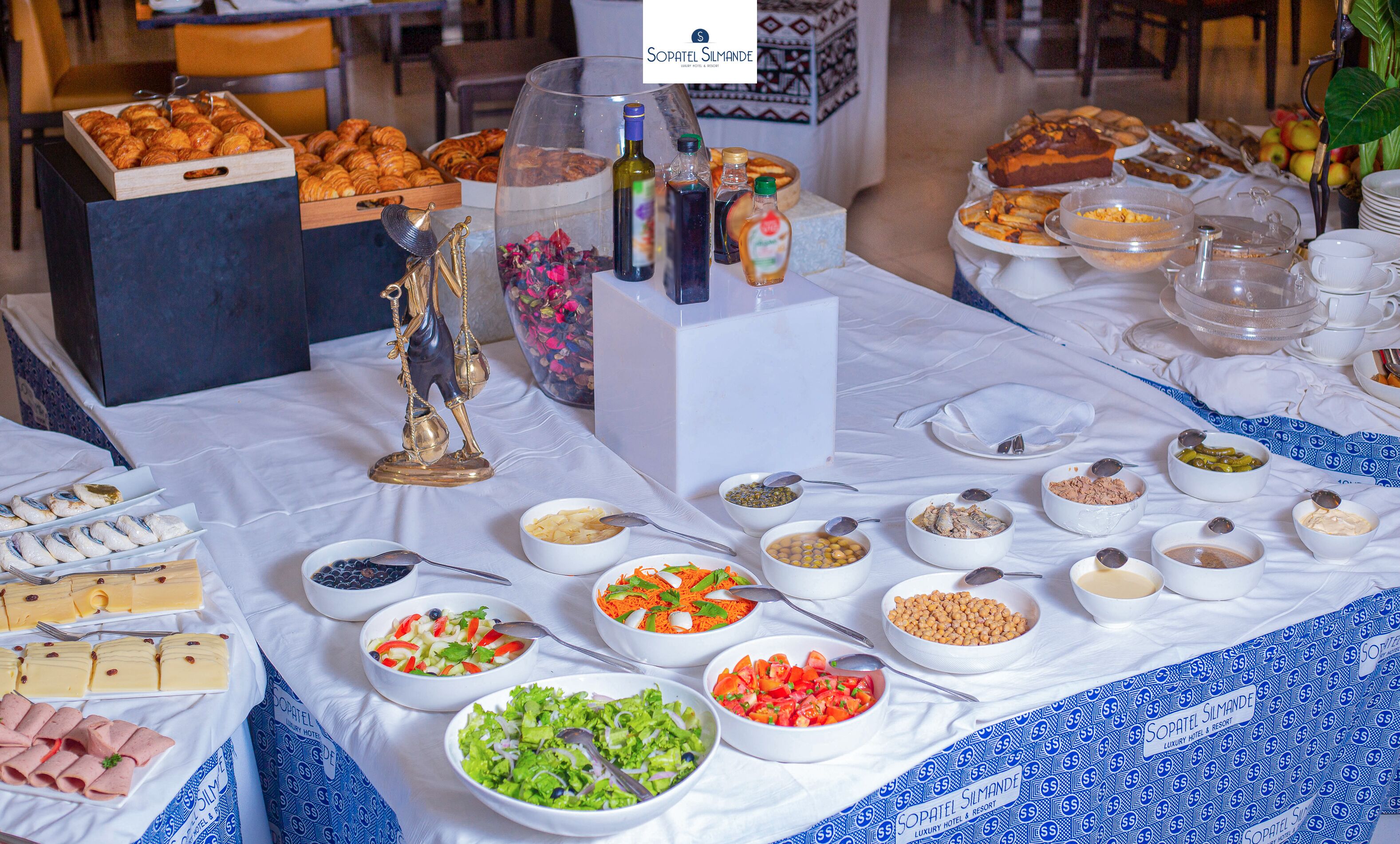 daily buffet breakfast (eur 18.30 per person)