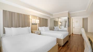 Standard Room, 2 Double Beds, Non Smoking, Refrigerator | Premium bedding, in-room safe, desk, laptop workspace