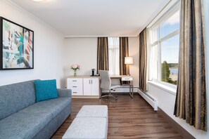 Suite, 1 King Bed, Refrigerator, Harbor View (with Sofabed) | Room amenity