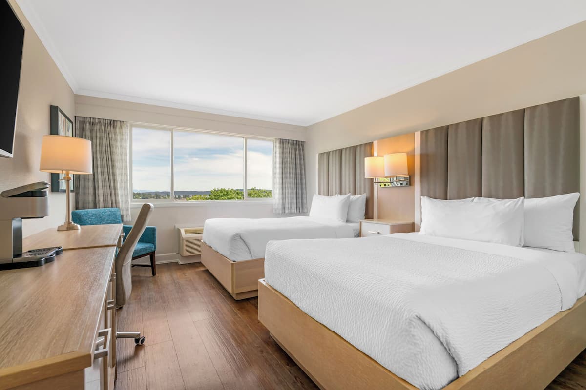 Standard Room, 2 Double Beds, Refrigerator, Harbour View