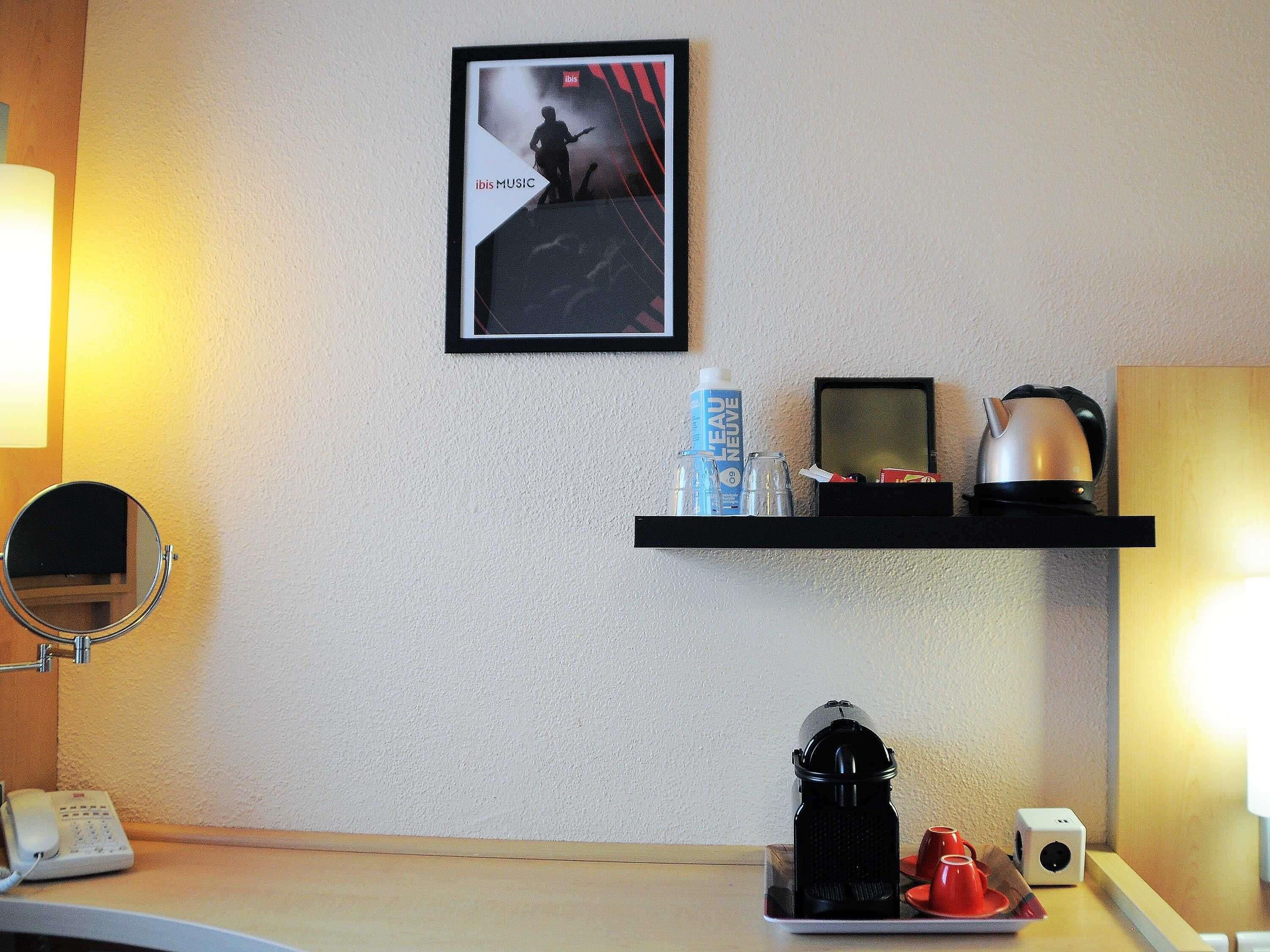 comfort room, 1 double bed | premium bedding, desk, laptop workspace, blackout curtains