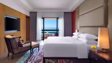 Free minibar, in-room safe, desk, laptop workspace