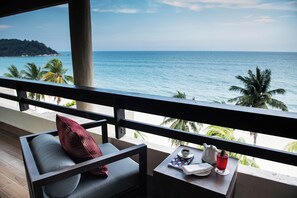 Vista para praia/oceano