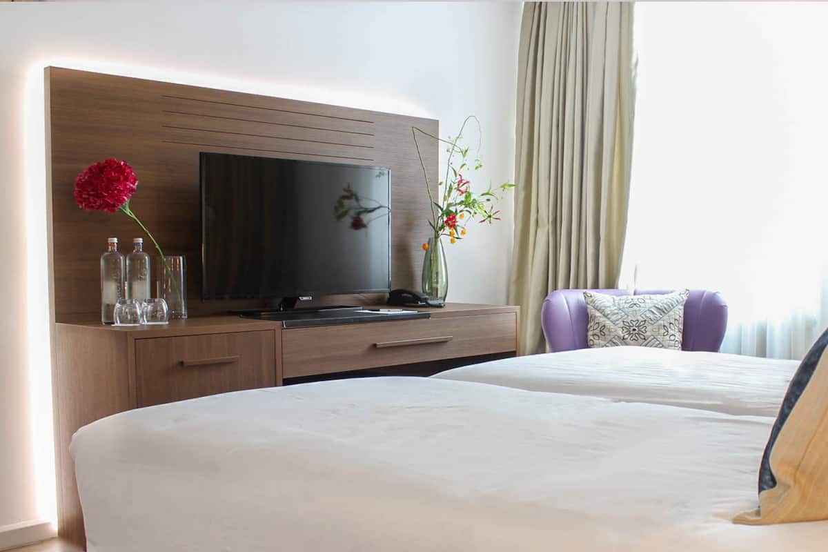 In-room safe, desk, iron/ironing board, rollaway beds
