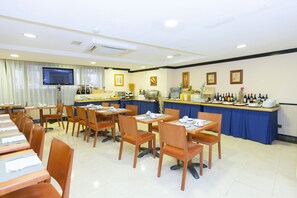 Daily buffet breakfast (EUR 13 per person)