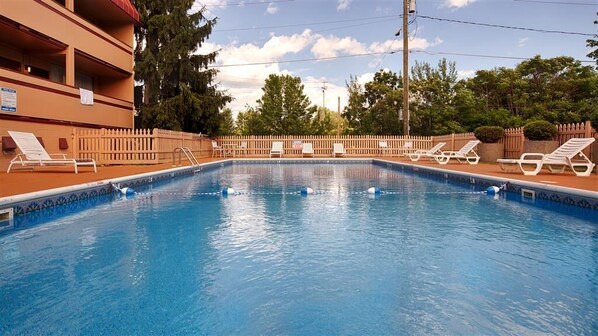 Blick von der Unterkunft