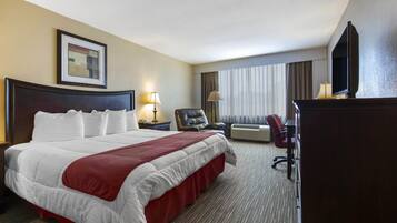 Standard Room, 1 King Bed | Desk, iron/ironing board, free cribs/infant beds, free WiFi