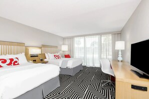 Premium bedding, pillowtop beds, in-room safe, desk