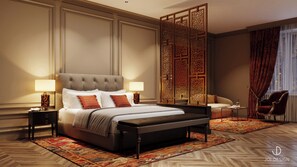 Grand Room, 1 King Bed (Luxury) | Hypo-allergenic bedding, free minibar, in-room safe, desk