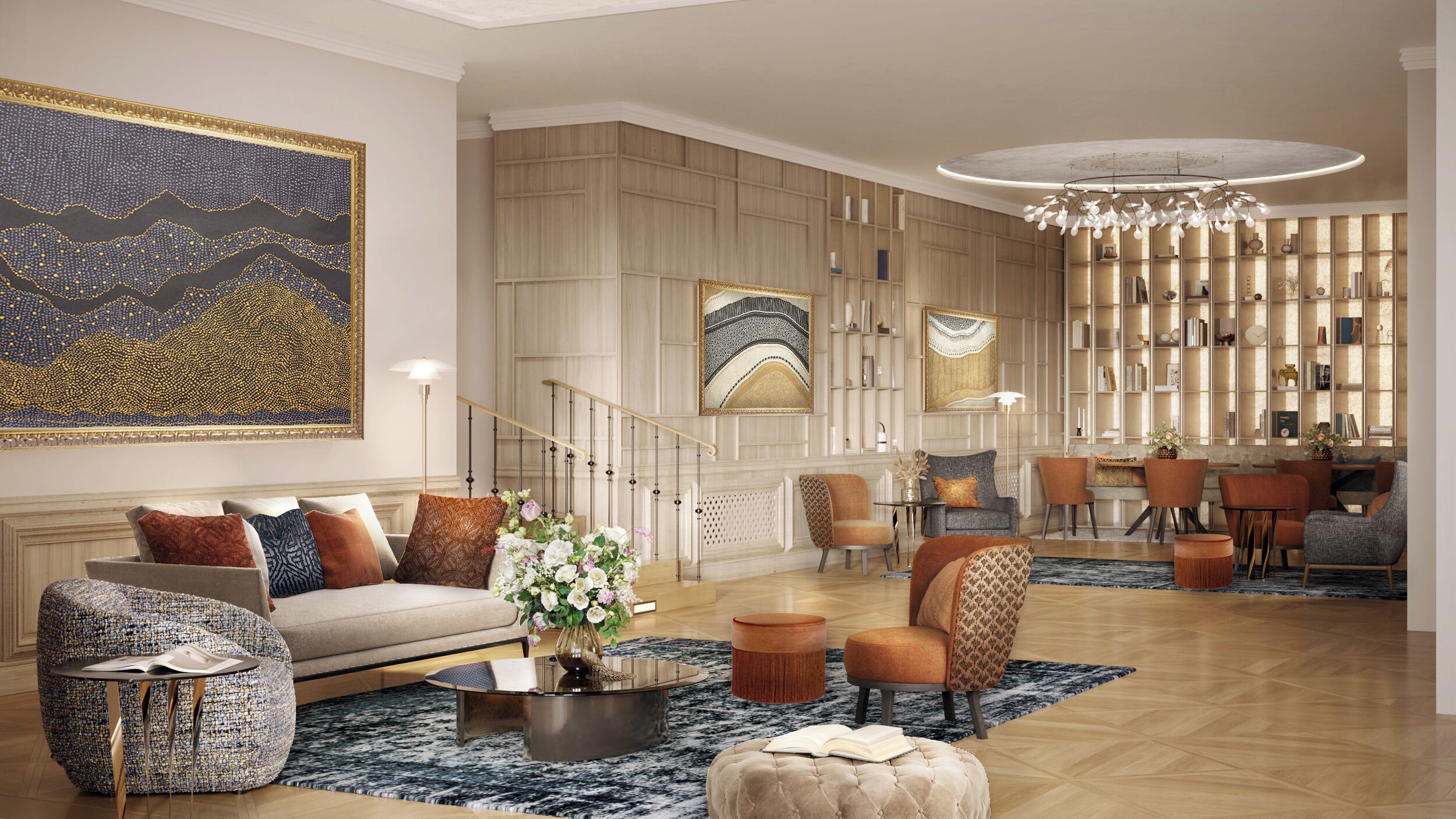 Sitzecke in der Lobby