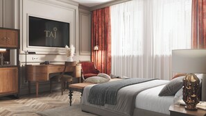 防过敏的被褥、迷你吧(备有免费物品)、客房内保险箱、办公桌