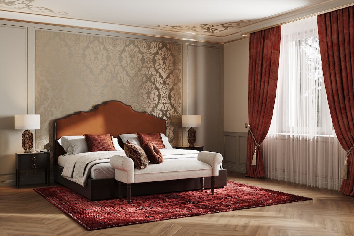 Hypo-allergenic bedding, free minibar, in-room safe, desk