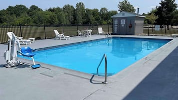 Seasonal outdoor pool