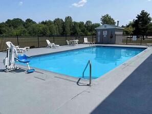 Seasonal outdoor pool