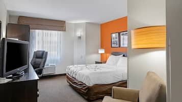 Habitación, 1 cama Queen size, con acceso para personas discapacitadas, para no fumadores | Escritorio, espacio para trabajar con laptop y insonorización