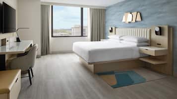 In-room safe, desk, blackout drapes, iron/ironing board