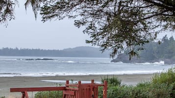 Explore the ocean views from this playground's elevated vantage point.