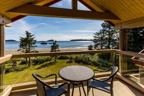 Vue sur la plage ou l’océan