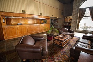 Sitteområde i lobbyen