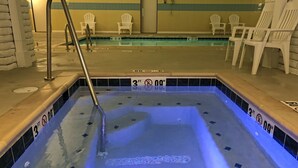 Indoor spa tub