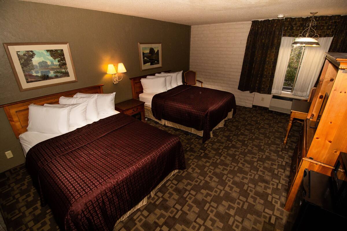 In-room safe, desk, blackout curtains, iron/ironing board