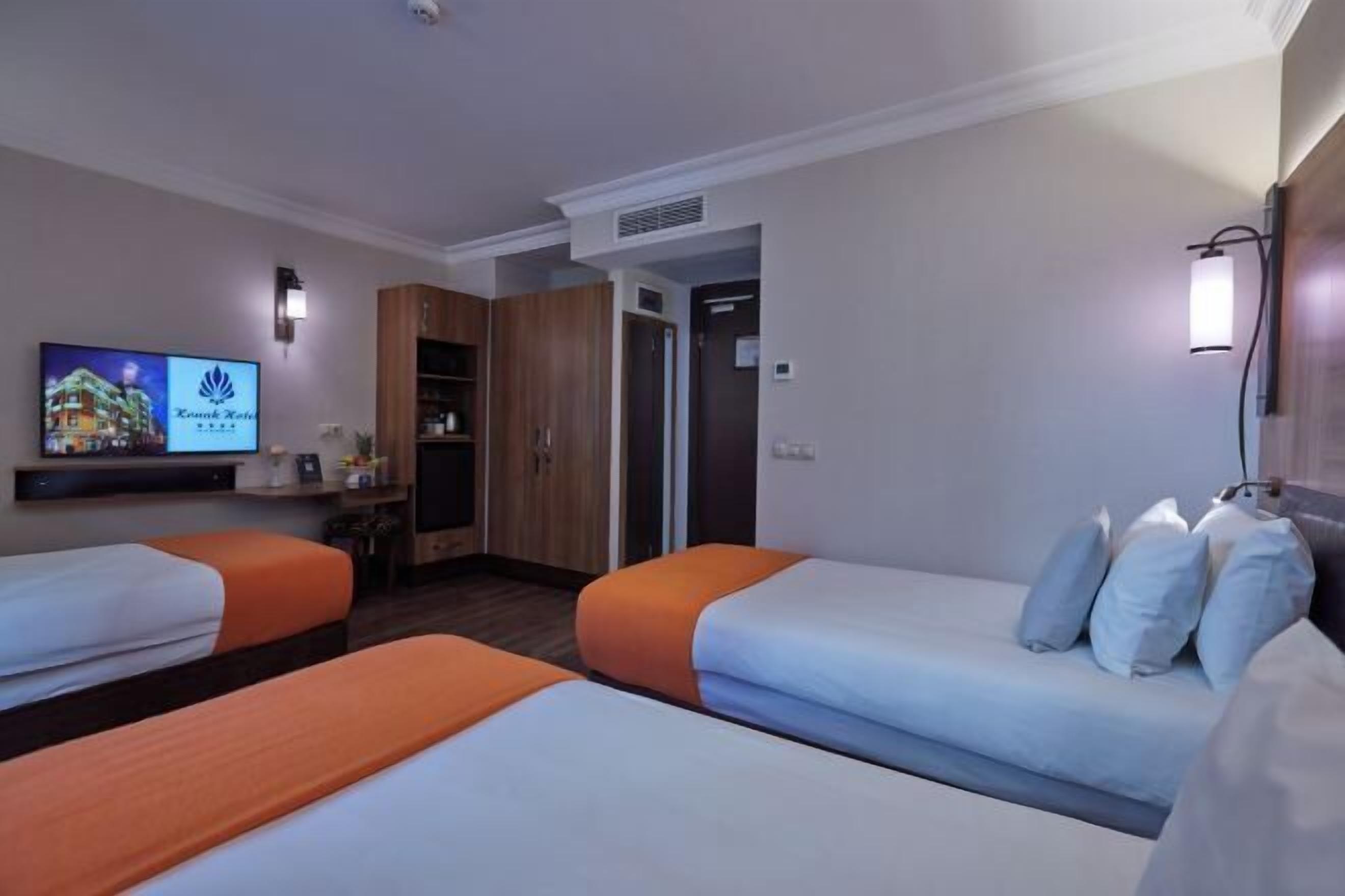 Minibar, in-room safe, desk, laptop workspace