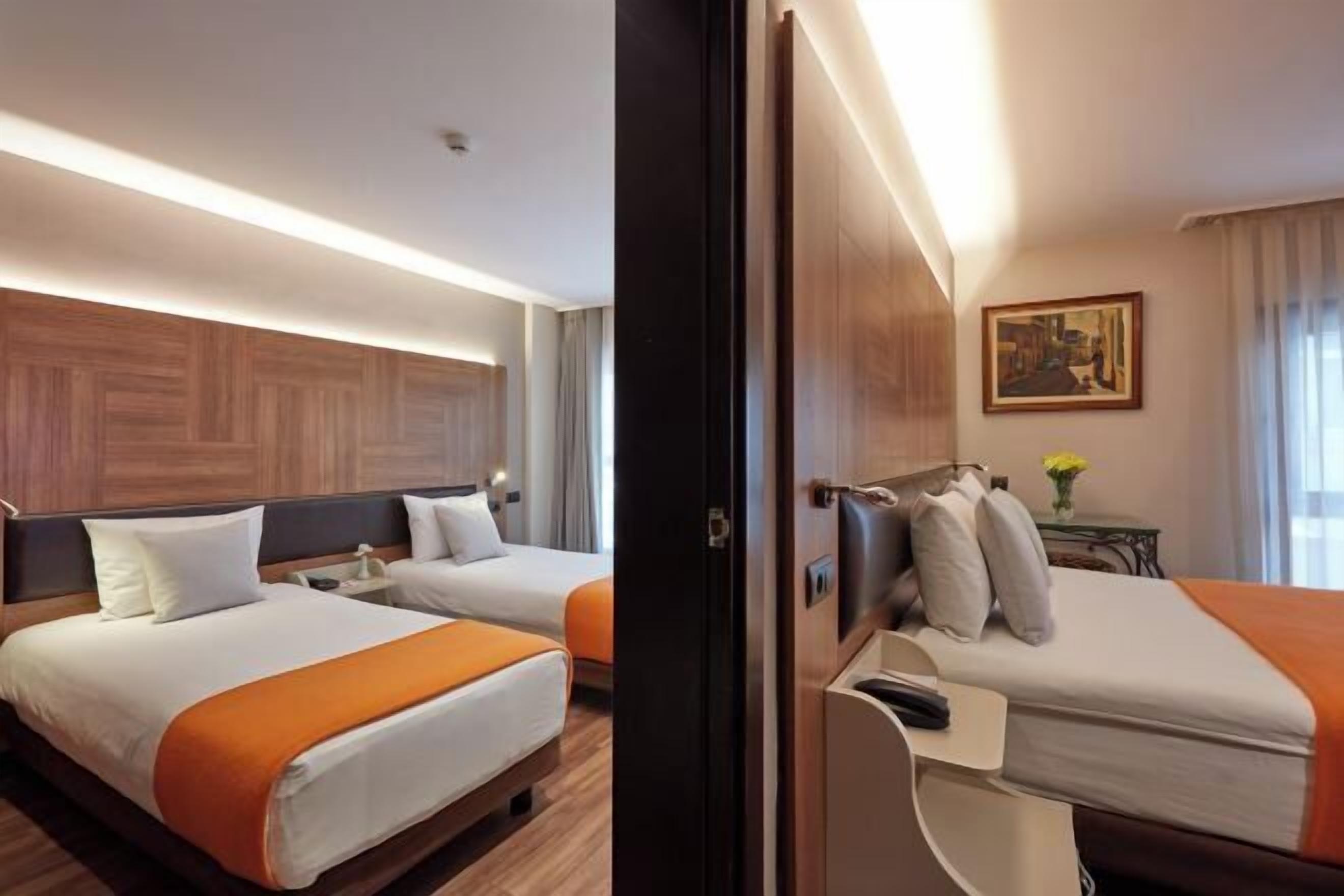 Minibar, in-room safe, desk, laptop workspace