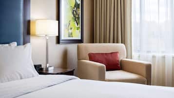 In-room safe, desk, laptop workspace, cots/infant beds