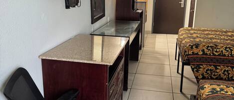 Desk, iron/ironing board, free WiFi, bed sheets