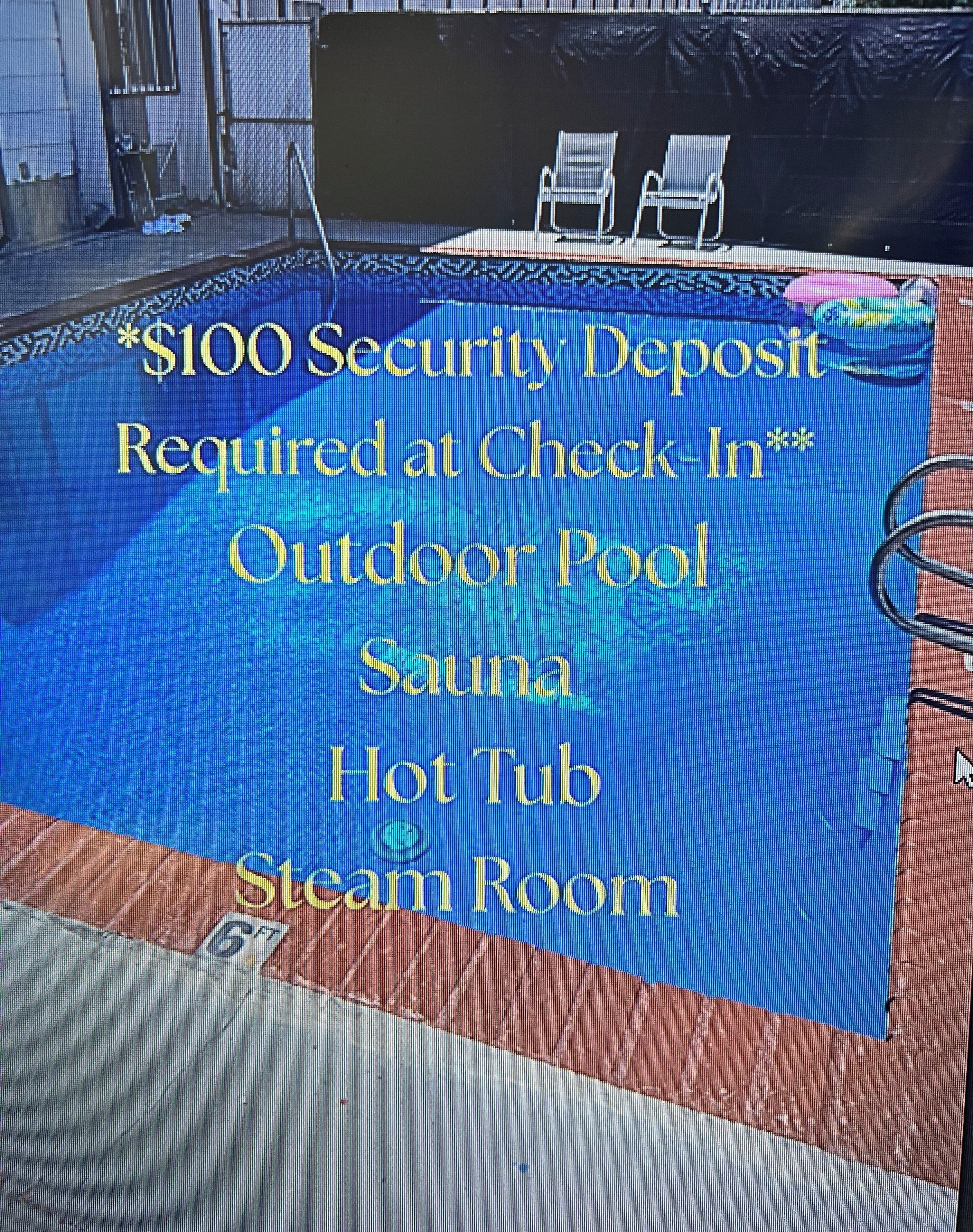 Seasonal outdoor pool