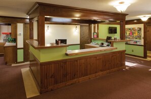 Check-in/check-out kiosk