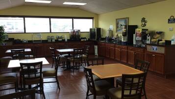 Free daily on-the-go breakfast