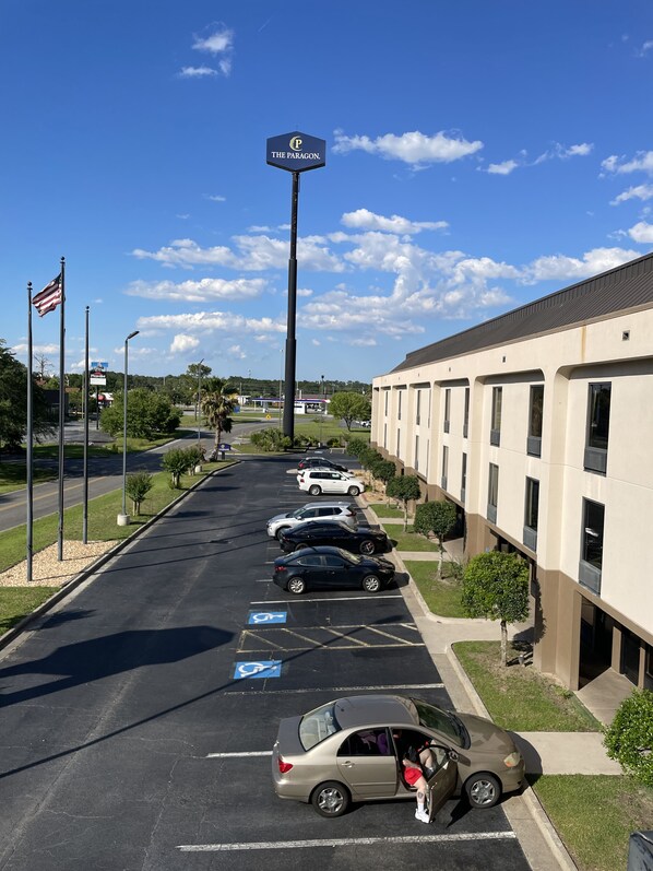 Udsigt fra overnatningsstedet