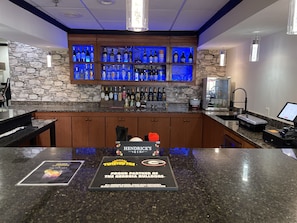 Cocktail bar, garden views, open daily