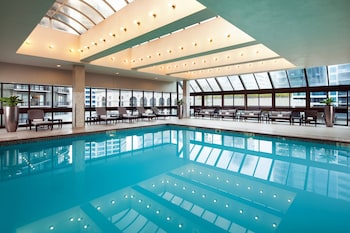 Indoor pool, open 5:00 AM to 11:00 PM, sun loungers at The Westin Seattle