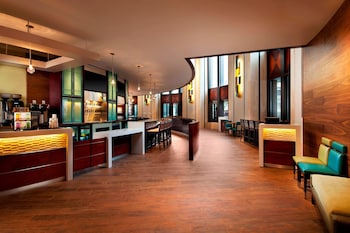 Breakfast, lunch, dinner served; American cuisine  at The Westin Seattle