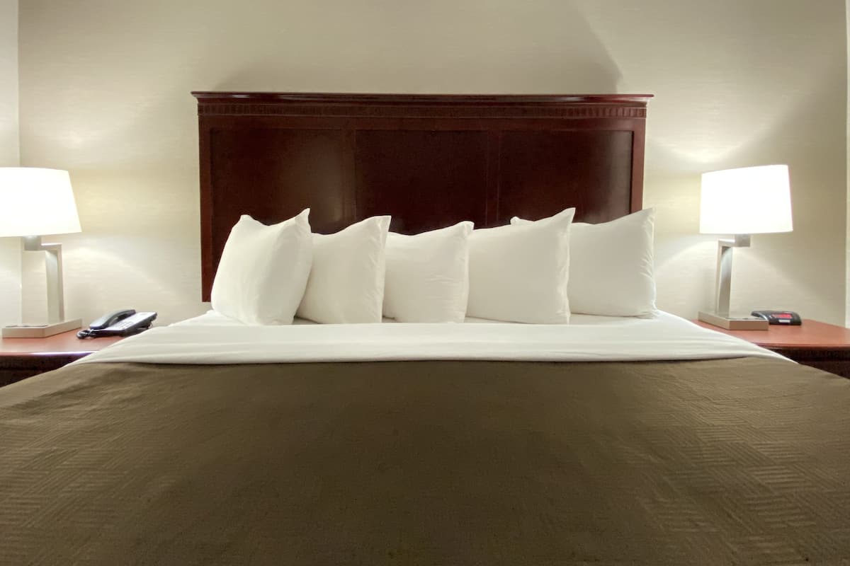 Standard Room, 1 King Bed, Non Smoking | In-room safe, desk, blackout curtains, iron/ironing board